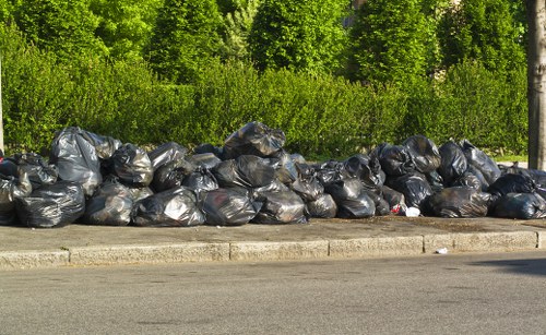 Steps involved in the builders waste clearance process in Clapham.